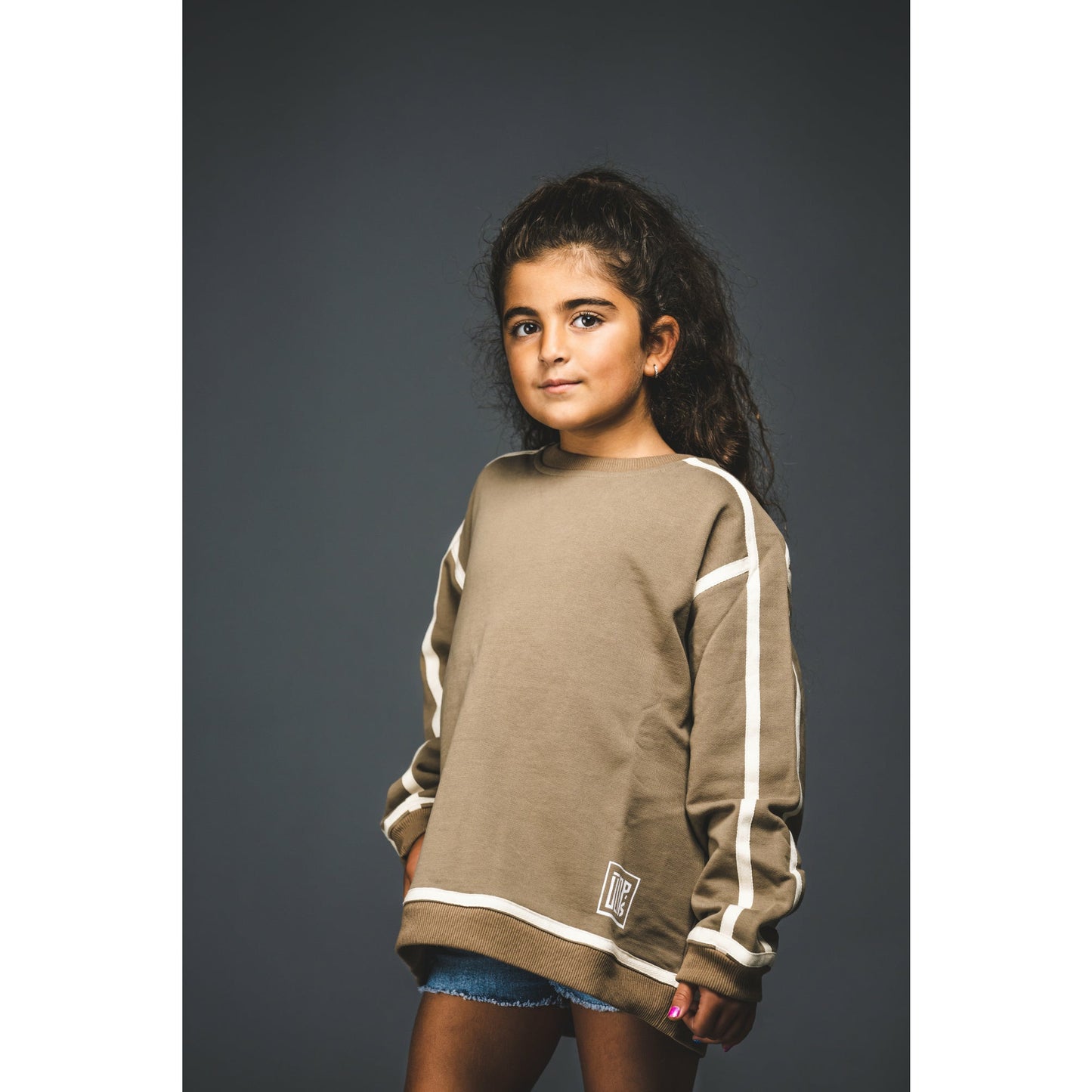 Cool Kid Fleece Sweatshirt Brown