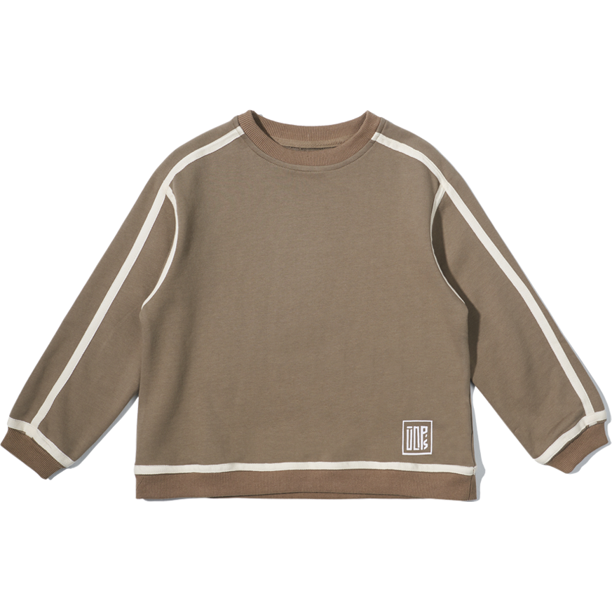 Cool Kid Fleece Sweatshirt Brown